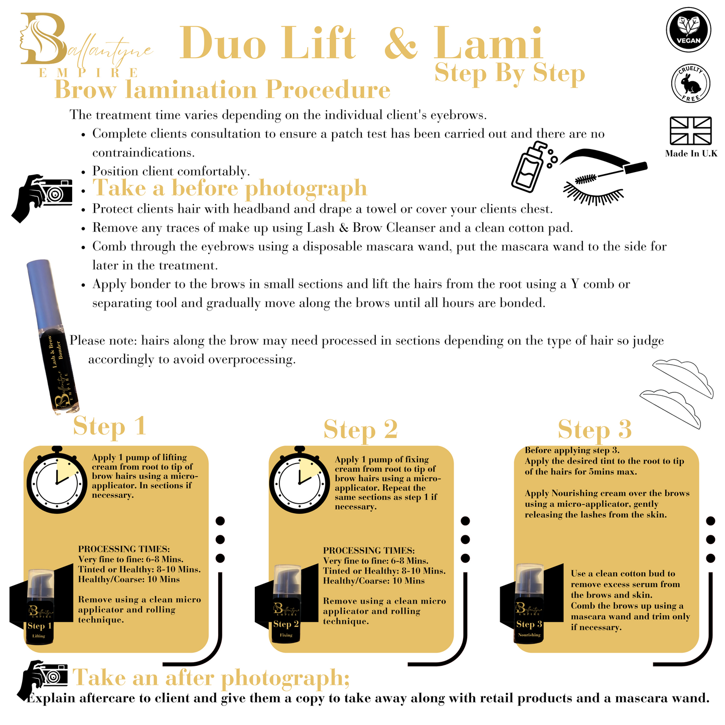 Eyelash Lift & Eyebrow Lamination DUAL Product Deluxe Kit