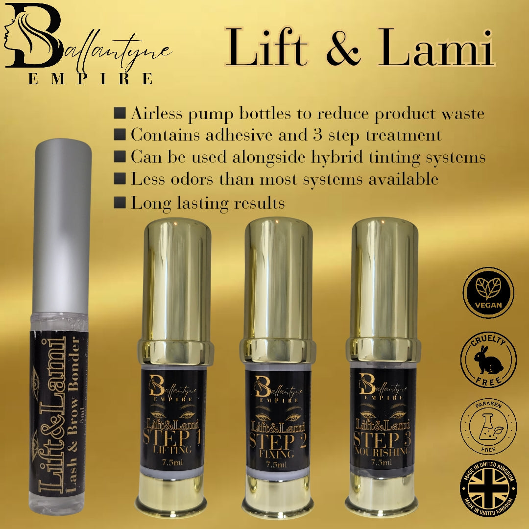 Eyelash Lift & Eyebrow Lamination DUAL Product Deluxe Kit