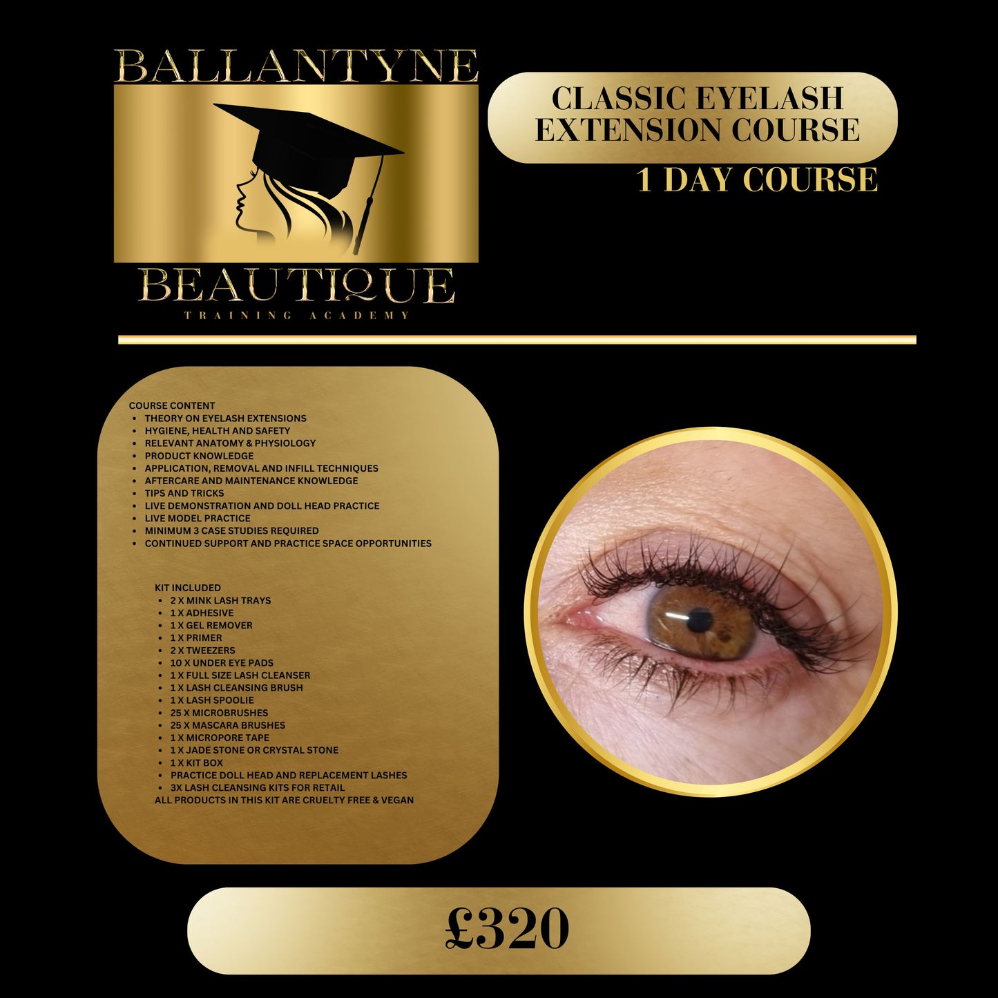 Classic Semi Permanent Eyelash Extension Course